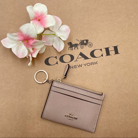 💕Coach Womens Card Holder Mini Skinny Id Case